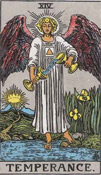 Temerance from the 'Pamela-A" Tarot Deck