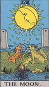 the moon tarot card